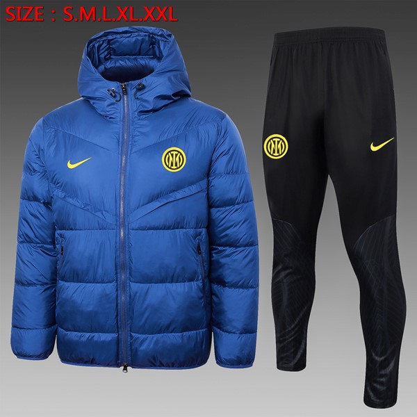 Abrigo Plumón Inter Milan Conjunto Completo 2024-2025 Azul